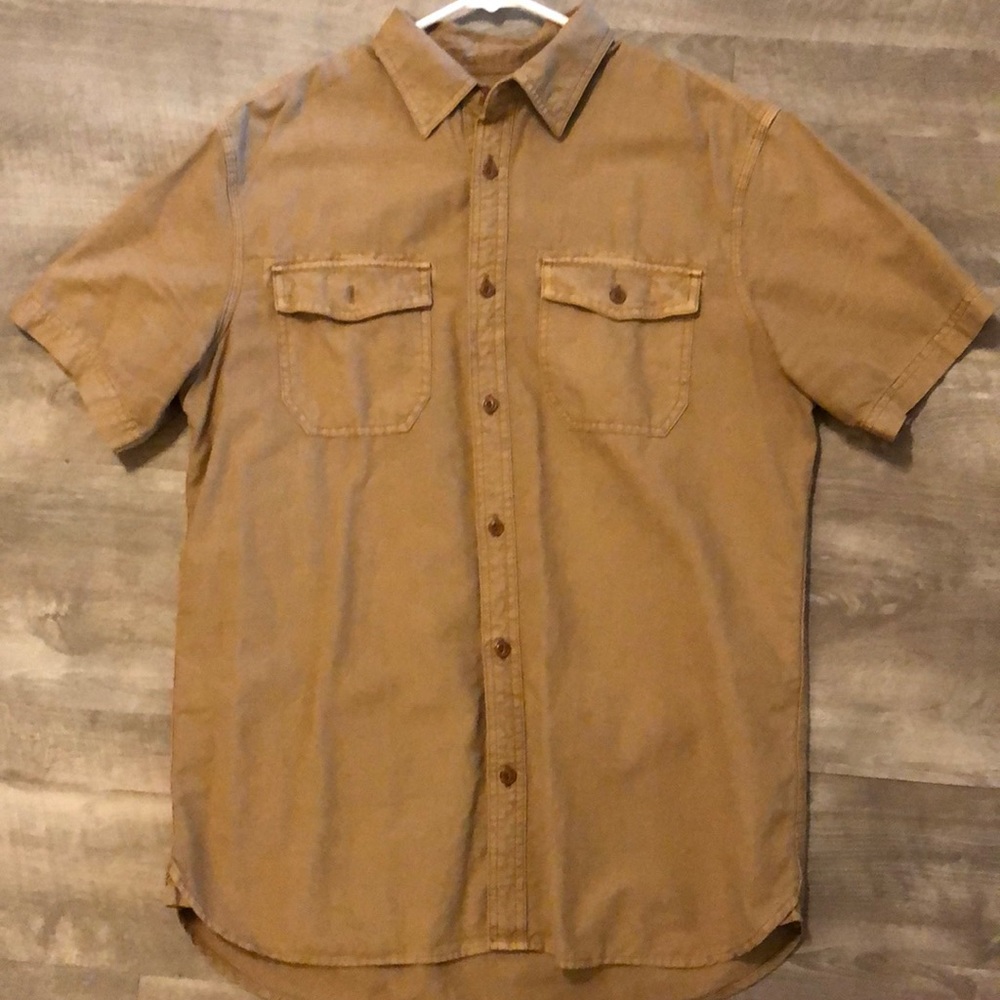 Beige safari button up, old navy